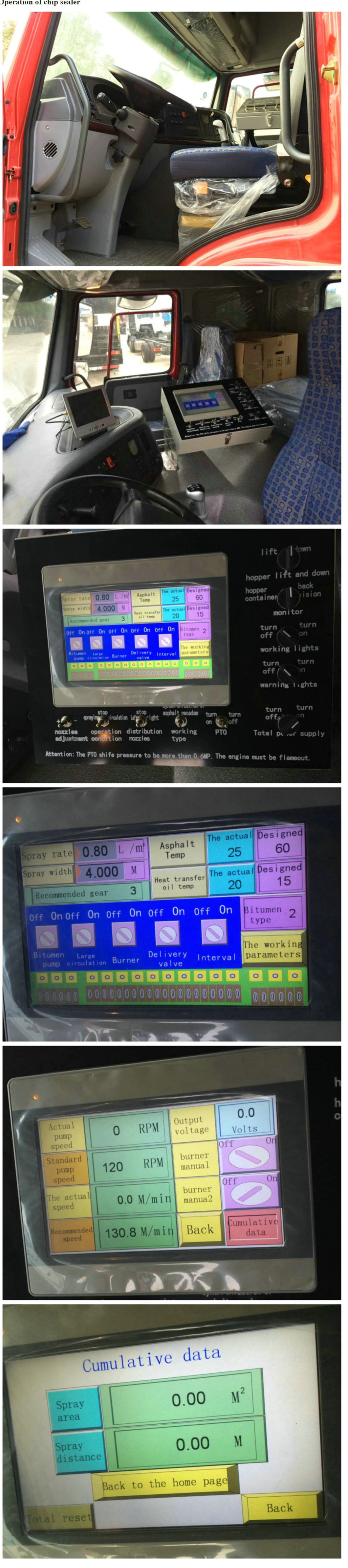 Dongfeng Synchronous Asphalt Gravel Chip Sealer Truck, 6m3 Road Asphalt Concrete Spreader Truck