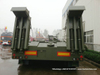 60t -80t Heavy Duty 3 Axles Lowbed Semi Trailer for Tank Heavy Track Crawler Caterpillar Digging Excavating Machine (Optional With Winch)
