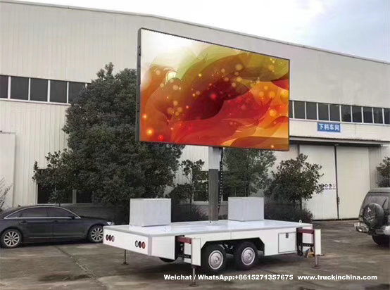LED Billboard Truck Trailer P4 P6 -P8 LED Screen Customized Advertising