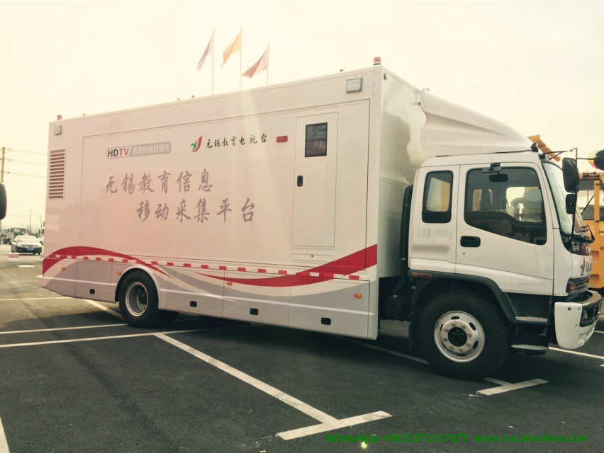 Isuzu HD Ob Van (4 HD HDTV Outdoor Broadcasting OB Van For TV Studio)