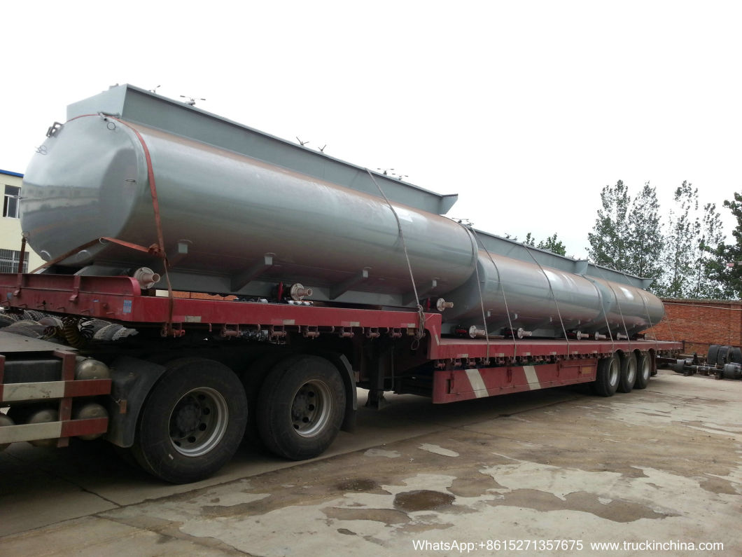 Customizing Acid Tanker Body Part for Trailer Transport (Steel Lined Plastic LLDPE 16mm Tank Capacity 22-36M3 Hydrochloric Acid Dilute Sulphuric Acid chemical)