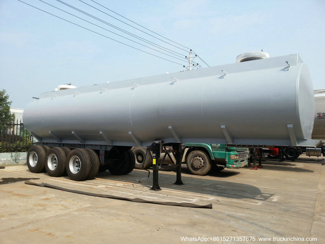 Customizing Acid Tanker Body Part for Trailer Transport (Steel Lined Plastic LLDPE 16mm Tank Capacity 22-36M3 Hydrochloric Acid Dilute Sulphuric Acid chemical)
