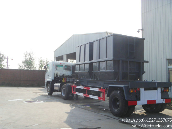 Customized Bulk Trailer Truck (1 Axle For Bulk Powder, Bean, Feed, Zinc Oxide Hopper Grain Distance Transport)
