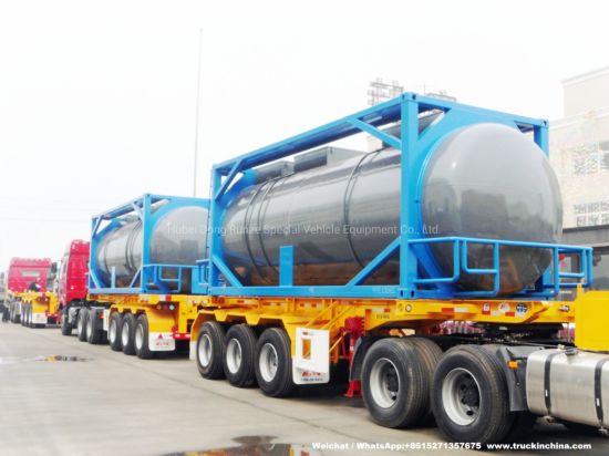 20FT Frame Swap Tank (Stainless Steel ISO Tank Container 25000Liters Yellow Phosphorus)