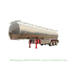 42000L Aluminum Alloy Fuel Tank Trailer (ALCOA 5083 BPW Air Ride Spring 3 Axles Front Axle Liftable with ECO ADR Compatible Tankers)