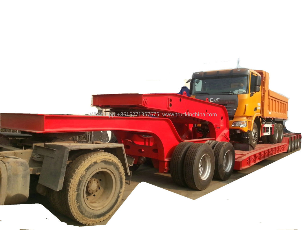 Detachable Gooseneck Dolly Trailers 1-2 Axles for Heavy Duty Overload Lowboy