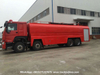 Sinotruk HOWO 12 Wheelers Water Bowser Fire Trucks 20000 -28000liters with Fire Pumper