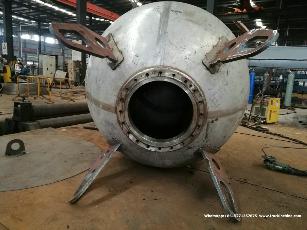 Stainless Steel Spherical T22 Portable Tank 1.6cbm 316L (T22 ISOTANK Portable Pressure Vessel)