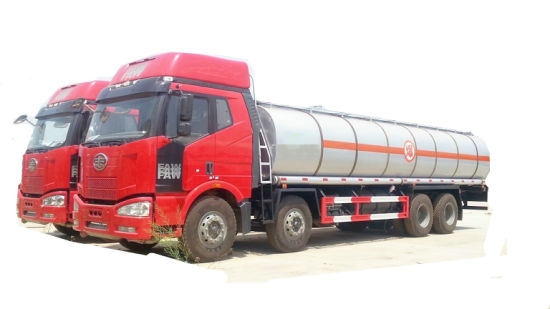 FAW Road Tanker Truck with Insulation Layer for Heat Bitumen, Liquid Asphalt, Coal Tar Oil, Crude Oil Transport 26, 000L-30, 000liters 12wheels