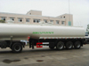 Dilute Sulfuric Acid Tank Trailer (3 axles Semi Trailer 19900Liters, 22400liters, 32000L Steel Lined LLDPE Acid Tank)
