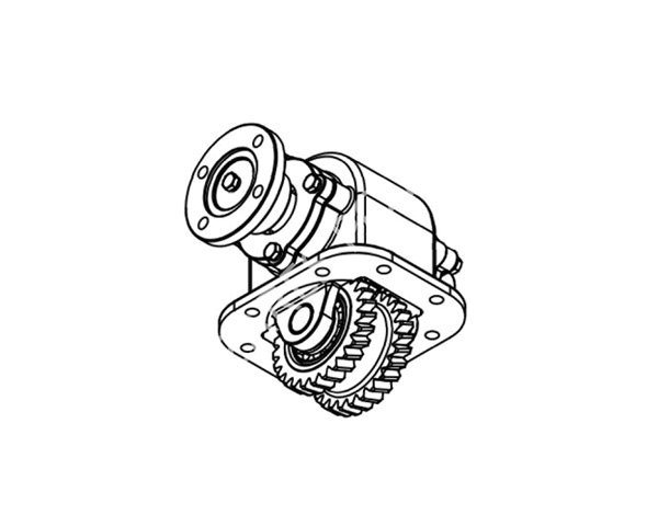 Dongfeng Truck Part Pto Sdq24/69 Sdq24/71, Sdq24/70, Sdq24/69-1 for Water / Fuel Tanker Truck (Gearbox Power Take-off Transmission)