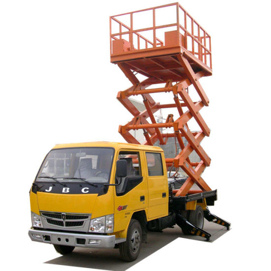 Wholesale Aerial Work Platform Truck Mounted Vertical Man Lifting (10m