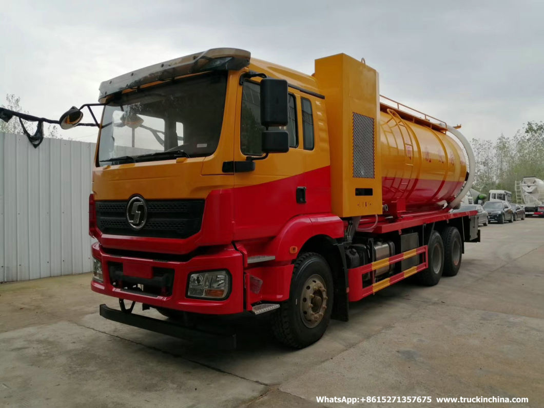 Shacman vacuum Jetting Tanker (Vacuum Tank Combined Tank Stainless Steel)