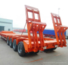Heavy Haul Equipment Trailer 4 Axles Low Bed Semi Trailer 60ton 80ton 100ton