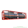 Chemical Liquid Acid ISO Tank Container 30FT for Road Transport Steel Lined LDPE for HCl (max 35%) , Naoh (max 50%) , Naclo (max 10%) , H2so4