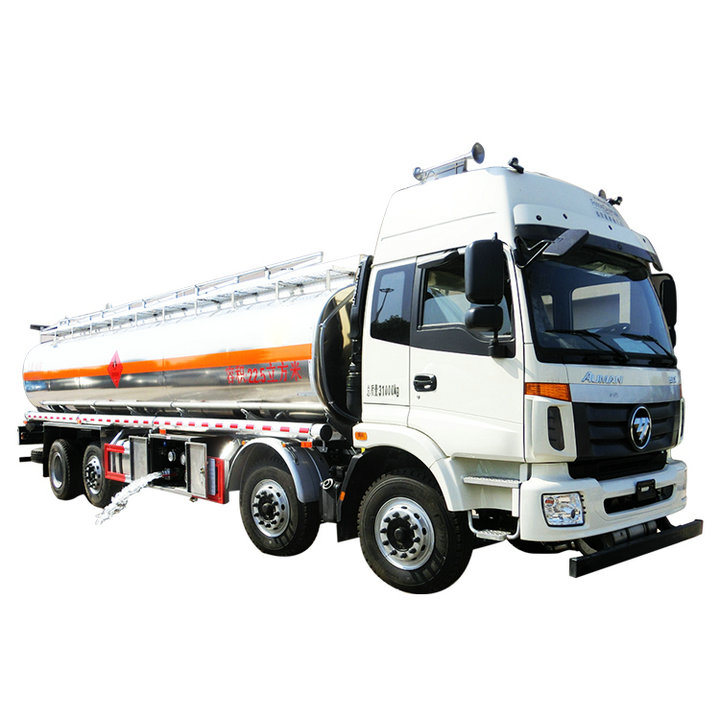 Foton Aluminum Alloy Fuel Tanker (8X4Mobile Oil Refueling Bowser Truck 30cbm Diesel Delivery Refueling Truck 12wheels)