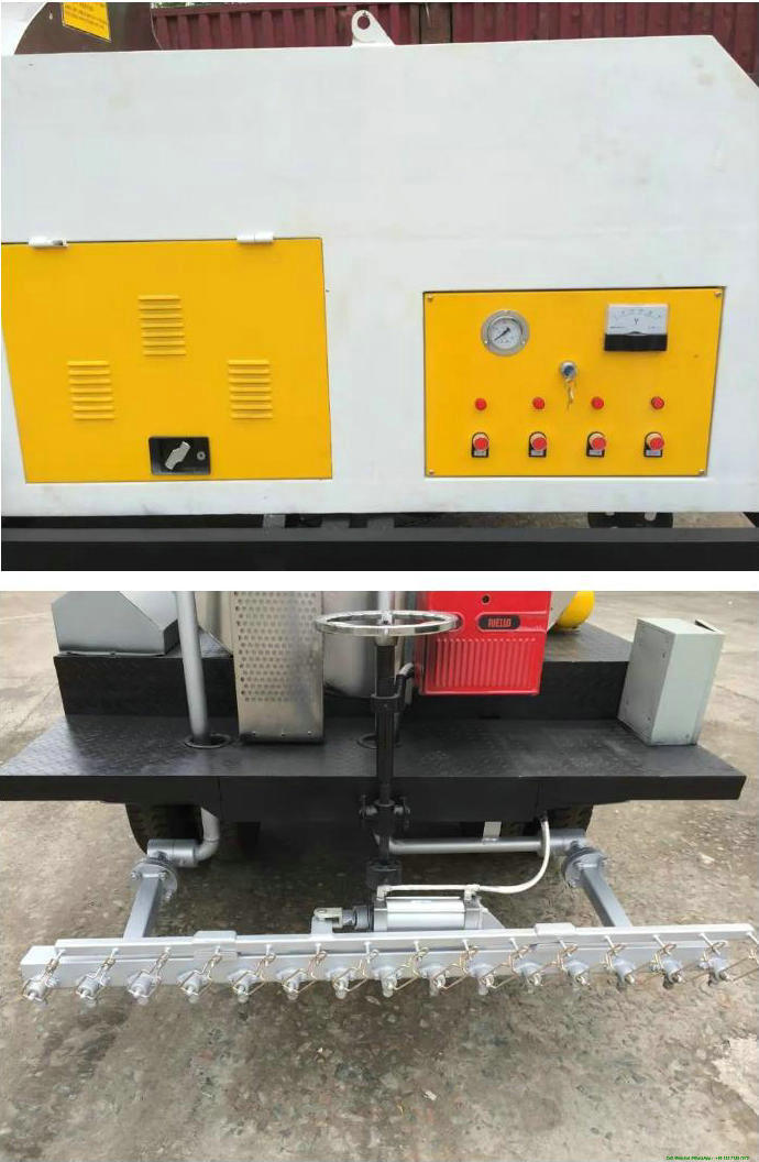 Asphalt Distributor Trailer Truck with Bitumen Spraying Nozzles (Asphalt Tank Dolly Trailers Full Insulated 1000L -4000L, Spray Bitumen 2 -5 meters)