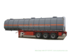 Customizing 60t Hydrochloric Acid Tank Trailer (Steel Lined Rubber plastic LLDPE Chemical Liquid Tanker)