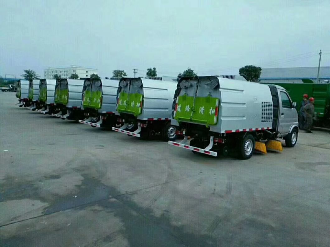 Changan Mini 3 Cbm Road Sweeper Truck 2cbm Garbage +0.5cbm Water