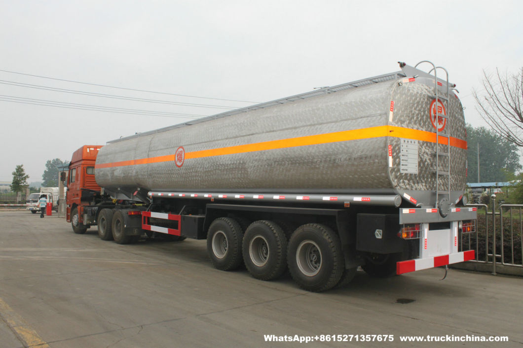 Heavy Stainless Steel Tank Trailer for Food Oil, Ethanol, Liquor, Win (40-60T Polished Stainless Tanker)
