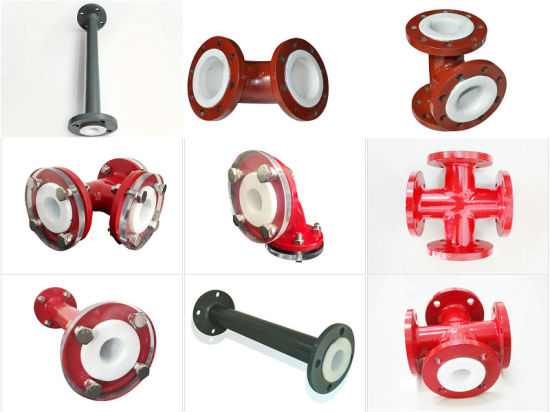 Steel Lined PE (PTFE / PP /PO) Pipe for Chemical Factory
