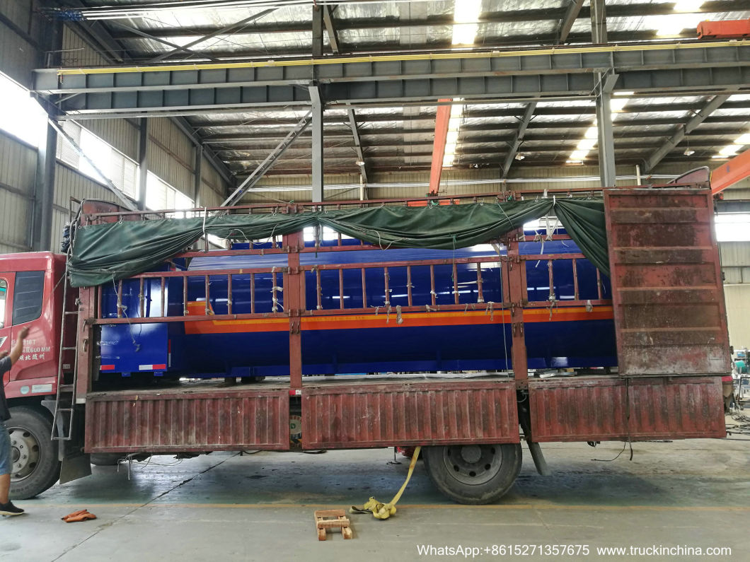 Mobile Bitumen Truck Tanker Upper Body (9m3 Hot Asphalt Tank Insulation 80mm RockWool, Wraped Stainless Steel With Baltur Diesel Oil Burner Generator)