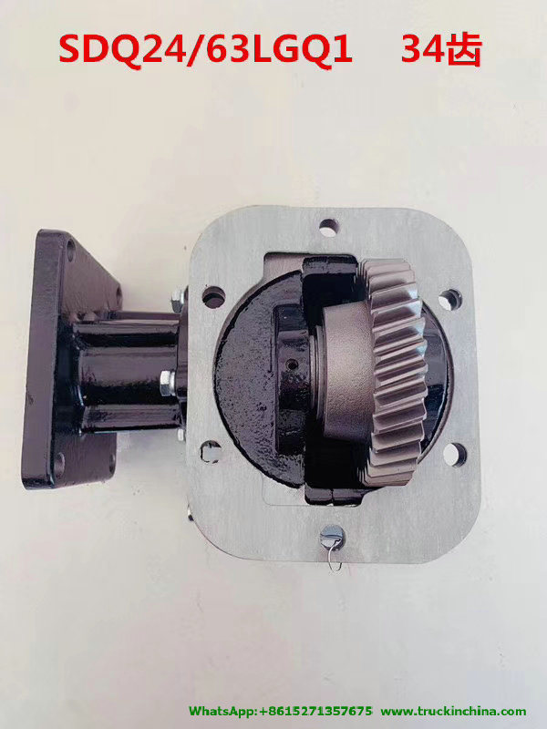 Dongfeng Truck Part Pto Sdq24/67 Sdq24/64, Sdq24/63 Pto for Water Fuel Tanker Truck (Gearbox WLY6S46B, WLY6T120, 17LQ100-00020, DF6S750 Transmission)