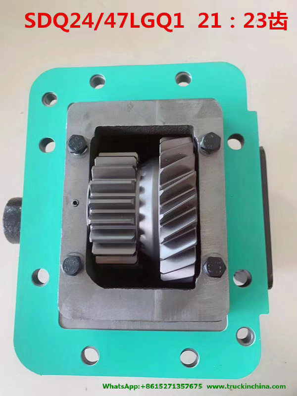 Dongfeng DFAC Truck Transmission Gearbox Df6s900 Power Take off Pto Sdq24/42, Sdq24/45, Sdq24/47