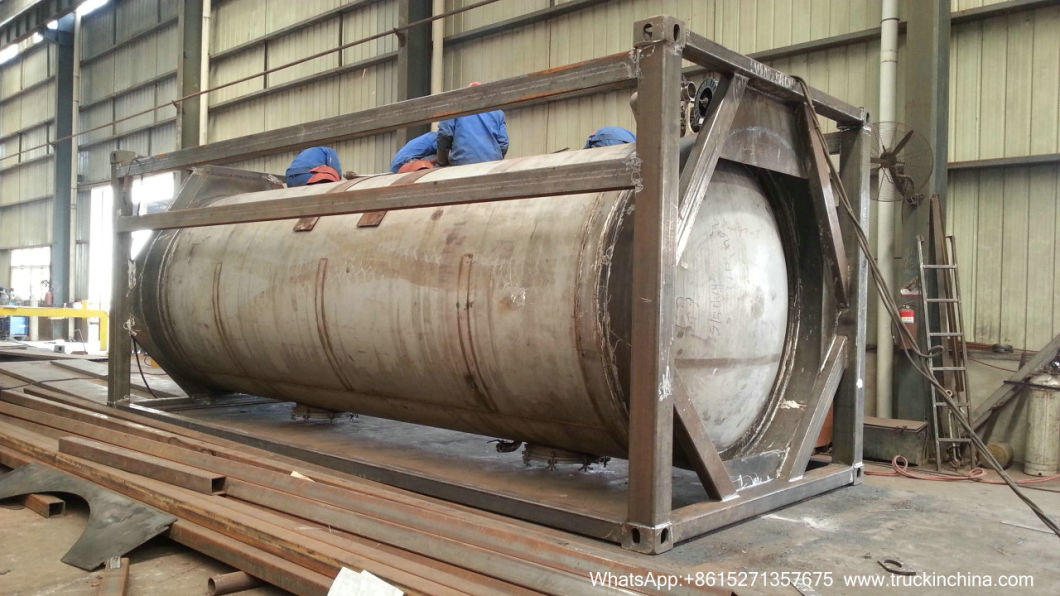 ISO 20feet Stainless Steel ISO Tank Container (For Edible Oil Liquid Food Alcohol Chili Sauce Transport )