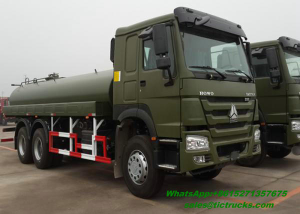Sinotruck HOWO Road Tanker 10wheels (6X4, 6X6 Mobile Oil Refueling Bowser 20cbm 20 Tons)