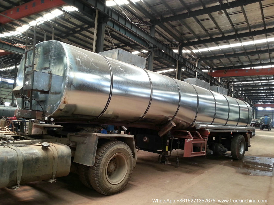 SS304 or 316L Tank Body Stainless Tanker Trailer for Acid, Chemicals, Edible Oil, Liquid Food, Milk, Alcohol 8000USG -15000USG