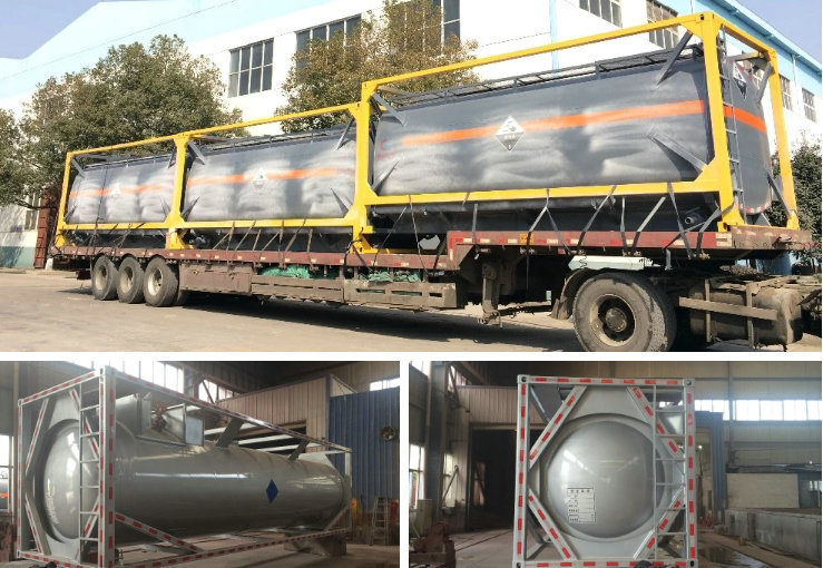 30FT ISO Propane CH4 LPG Tank Container Propane, Isobutane, Isobutene, Liquid Ammonia, Dimethyl Ether Trichlorosilane