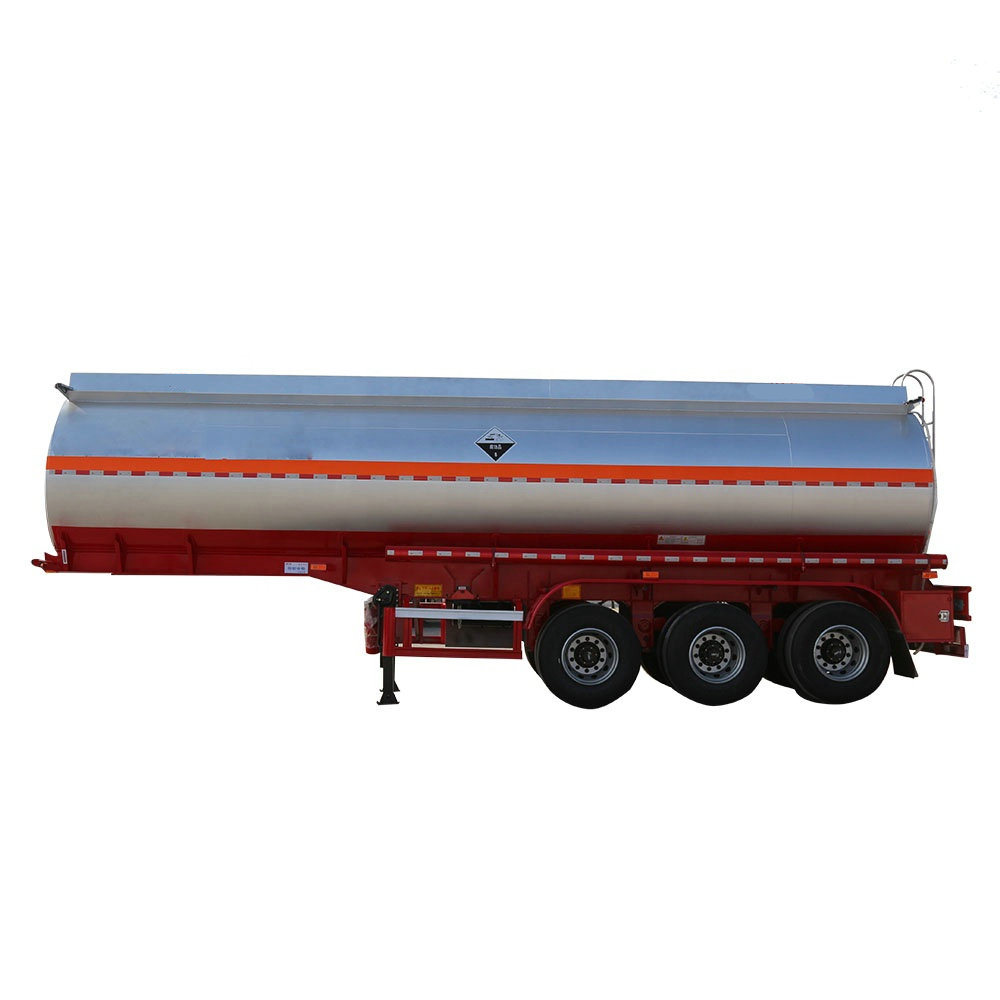 Stainless Tank Trailer 36000L~42000L for Road Transport Liquid Food, Chemical, Oil, Milk (3 Axle Road Tanker Trailer)