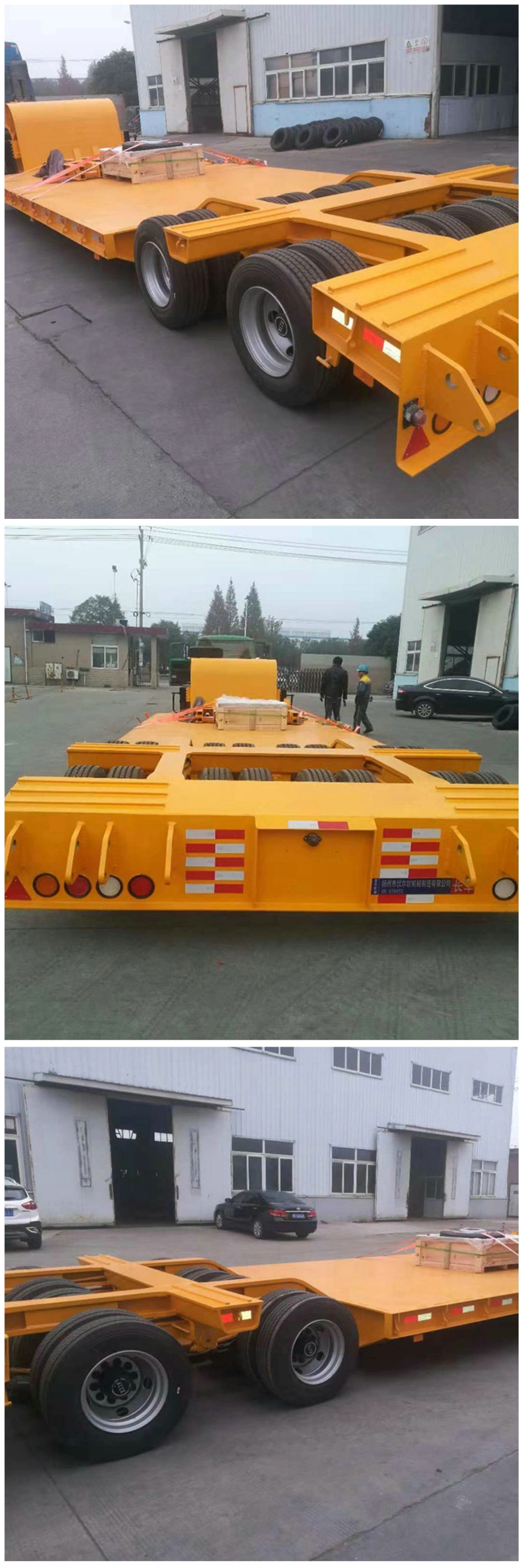 Customied 30t-90t Lowboy Trailer (Drop Deck Widener Extendable Lowbed Trailer)
