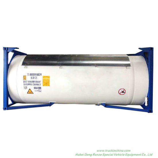 20FT ISO LPG Tank Container for Liquid Propane, Cooking Gas, Dem, Isobutane 24kl -40kl Custermizing Container Trailer Mounted 