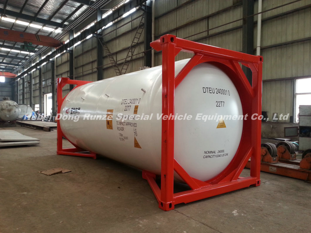 Un1075 Isotank 20feet Tank Container T50 Transport Liquefied Petroleum Gas 22kl, 24kl