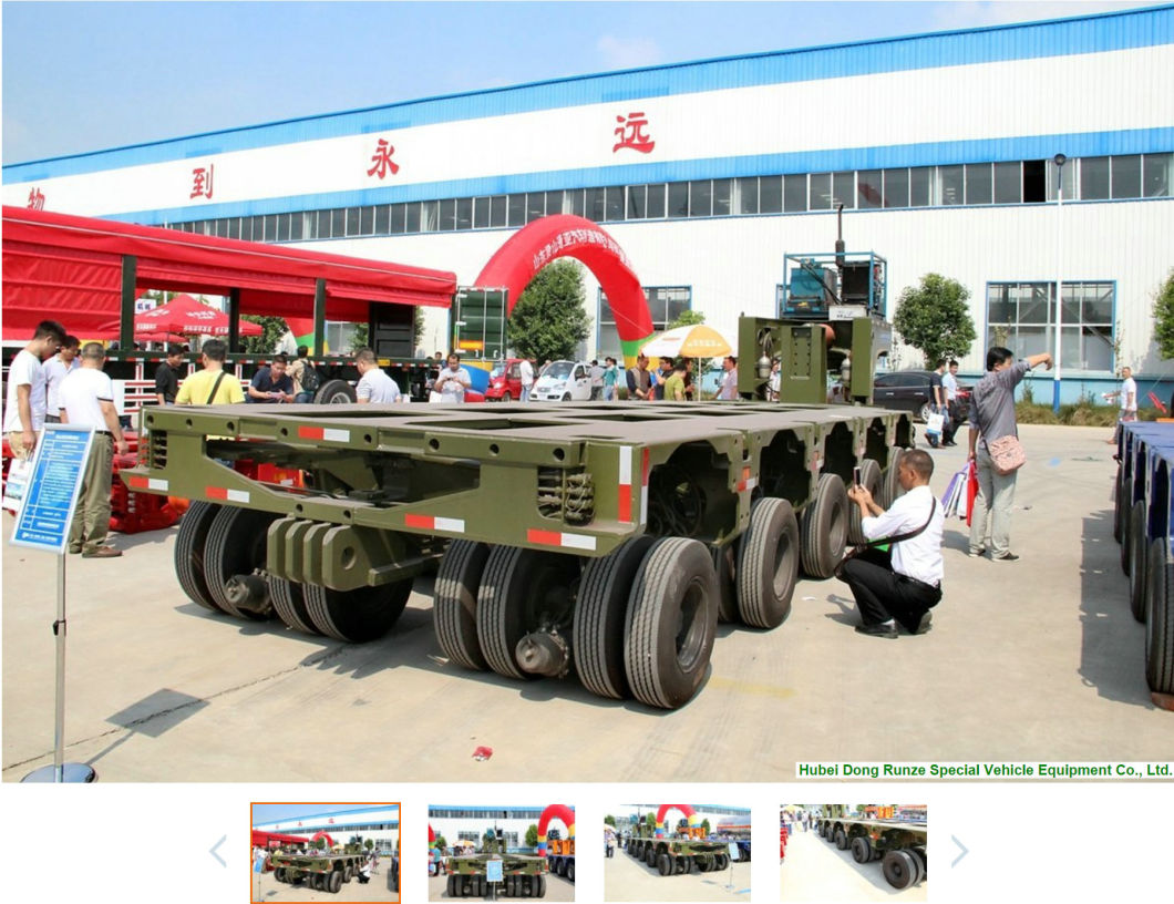 Heavy Hauler Hydraulic Multi Axles Lowbed Trailer
