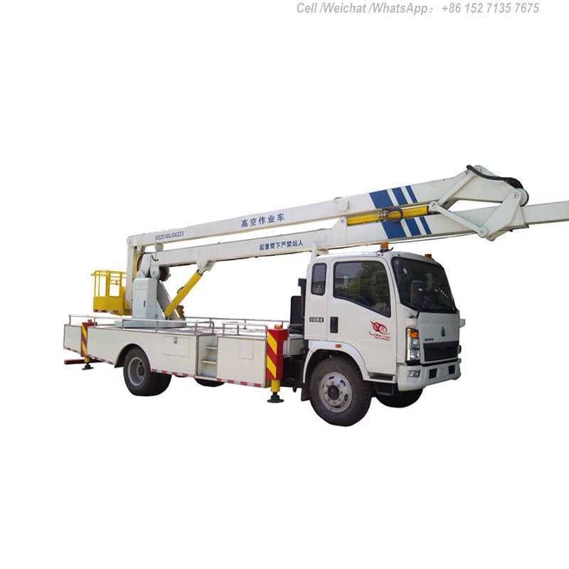 Aerial Work Platform HOWO Truck Mounted (14m-18m Bucket Man Lift)