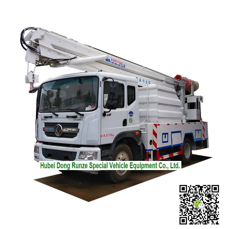 Aerial Work Platform Truck Mounted with Water Clean Tank (16m Bucket Lift, 4000L Water Tank)