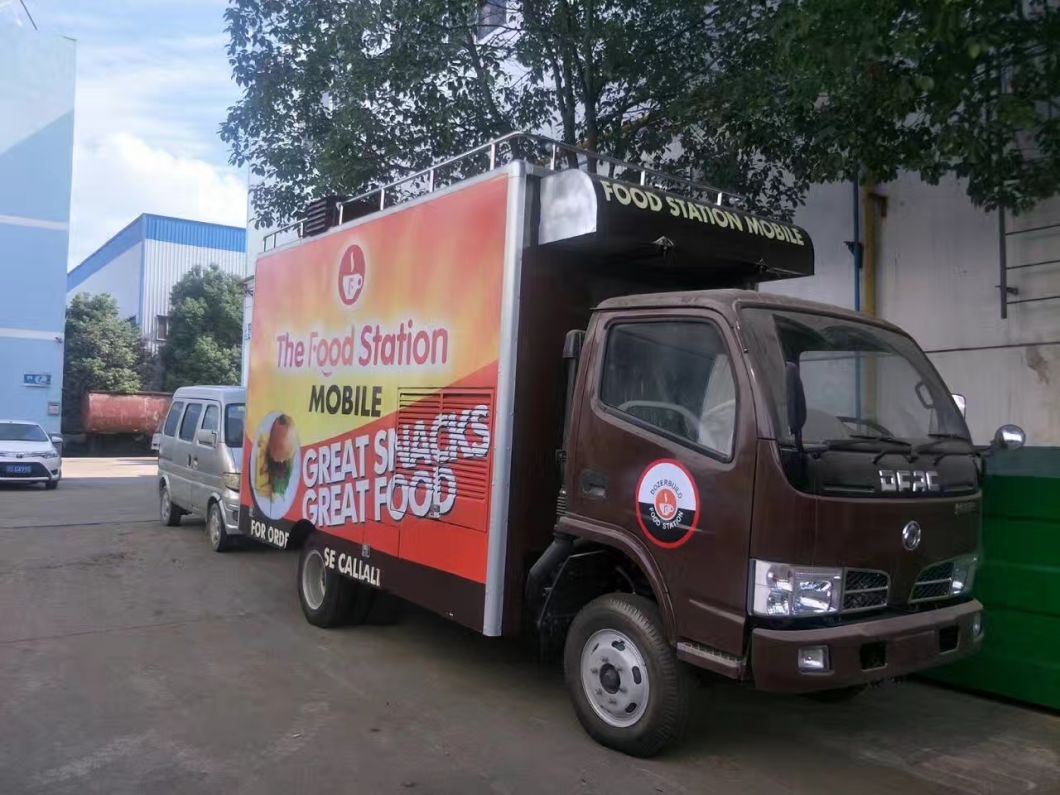 DFAC Truck Mounted Mobile LED-Advertising Optional Ifting Screen 4X4.4X2 LHD. Rhd