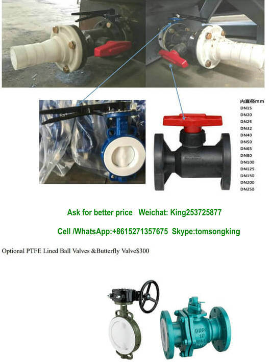 Trailer Mounted Hydrochloric Acid Tank Lined LLDPE 7042 21000 Liter, 22000 Liter, 25000 Liter