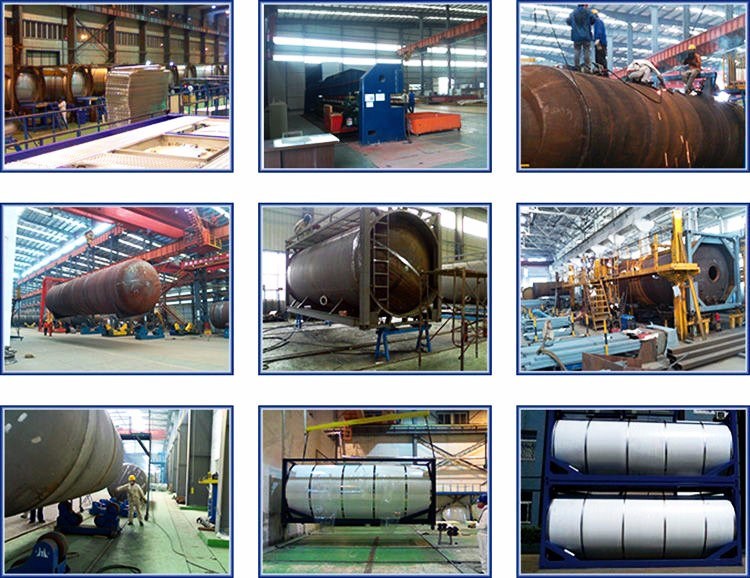 20FT ISO Tank Containers with Pipe Bottom Loading Hydrochloric Acid, Sodium Hypochlorite