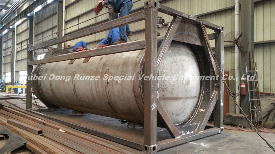 ISO Food Grade Tank Container Suitable for Milk and Other Dairy Products, Tallow and Chocolate, Chili Sauce