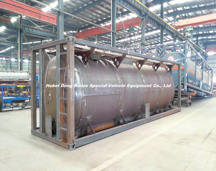 Sulfuric Acid Isotank (H2SO4 tank container) 20FT, 40FT 20m3-30m3 for Road Transport Sulfuric Acid 6% Sulfuric Acid 20%Sulfuric Acid 60%Sulfuric Acid 98%