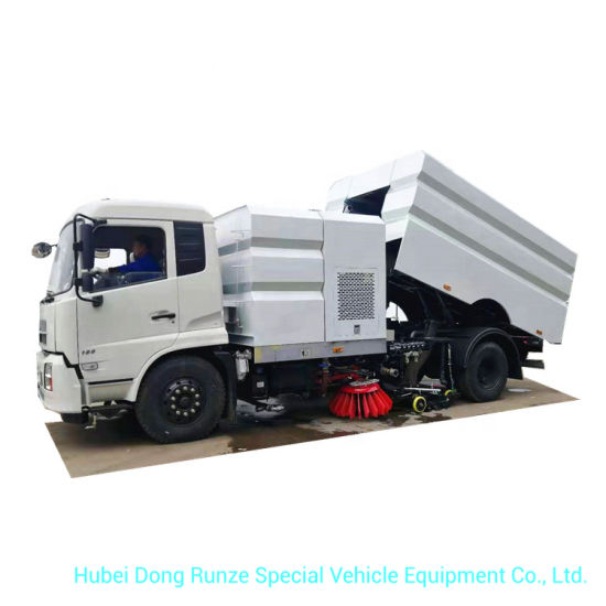 King Run Efficent Street Vacuum Road Sweeper 7 Cbm Garbage 9 Cbm Water Stainless Steel 4X2 -4X4 -Rhd. LHD