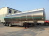 Aluminum Alloy Tanker Trailer 40kl for Diesel, Oil, Gasoline, Kerosene Road Transport with 3 BPW Axles