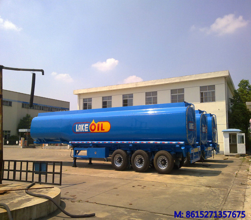 42000L Fuel Tank Trailer (Steel Fuel Tanker Semi-Trailer 3 Axles, 45000L to 54000L)