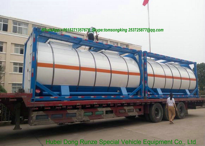 T4 ISO Heat Preservation Insulated Tank Container Bdp - Bisphenol a (diphenyl phosphate) Material S30408 / S30403 / S31603 Tank Inner or Outer Steam Coils