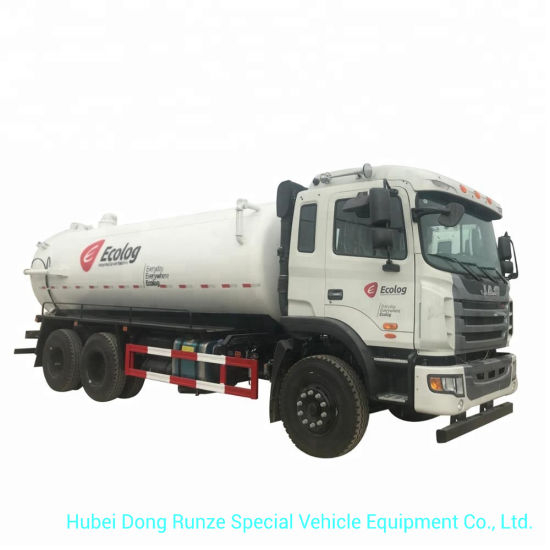 JAC Cesspit Emptier Vacuum Tanker Truck Tank Capacity 15000L to 18000liters Euro 5.6 Standard