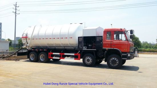 18000L Vacuum Sewage Tanker Truck with High Pressure VAC Pump Battioni Pagani Mec 13500 Vacuum Pumps Suction Cesspool Sludge Sewer Waste Vacuum Suction Rhd. LHD